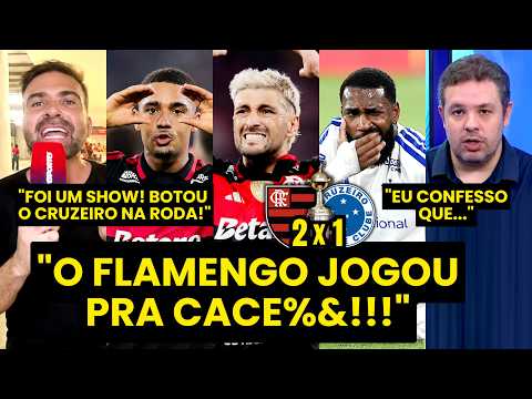 “O FLAMENGO JOGOU PRA CACE%&!!! BOTOU O CRUZEIRO NA RODA, DEU AULA DE FUTEBOL e…” | LIBERTADORES