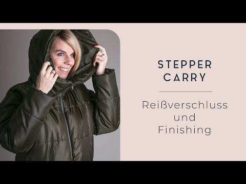 Steppmantel Carry // Teil 4 // Reißverschluss & Finishing
