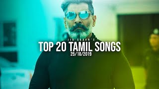 Top 20 Tamil Songs - Jio Saavns Weekly (25 October