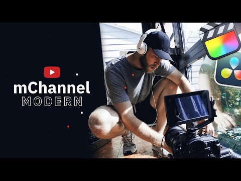 mChannel Modern Plugin - Complete Channel Graphics Pack For Final Cut Pro and DaVinci Resolve