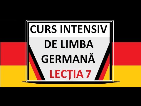 Limba Germana pentru incepatori | A1 | Curs INTENSIV | LECTIA 7