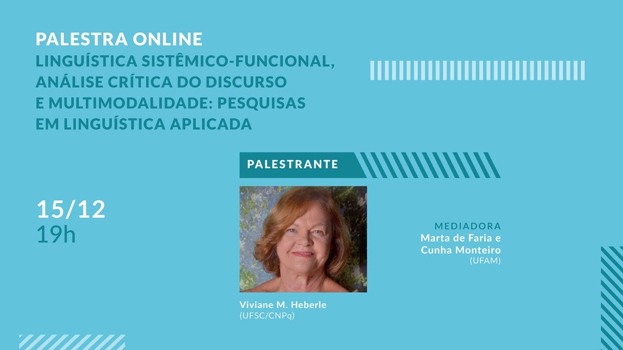 Palestra com ALAB – Linguística sistêmico-funcional, análise crítica do discurso e multimodalidade