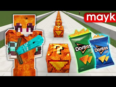 MINECRAFT ama DORİTOS ŞANS BLOKLARI YARIŞI - MAYK