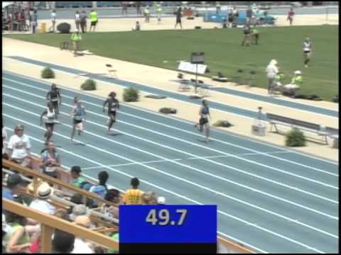 Girls 400m Championship Section 2 - New Balance Nationals Outdoor 2013