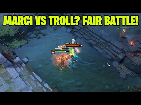Marci VS Troll - Who is stronger? Dota 2 7.30e