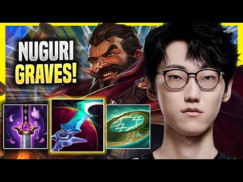 NUGURI DESTROYING WITH GRAVES! - Nuguri Plays Graves TOP vs Quinn! | Season 2022