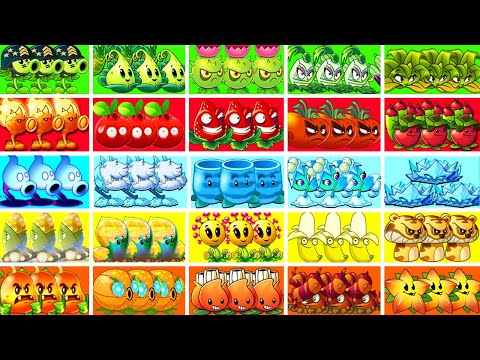 Random 30 COLORFUL Plants Battlez - Who WIll Win? - PvZ 2 Team Plant vs Team Plant