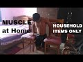 Home Workout using household items | Muscle at home