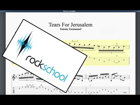  Tears For Jeruslem (2019) Rockschool Grade 8 Acoustic Guitar