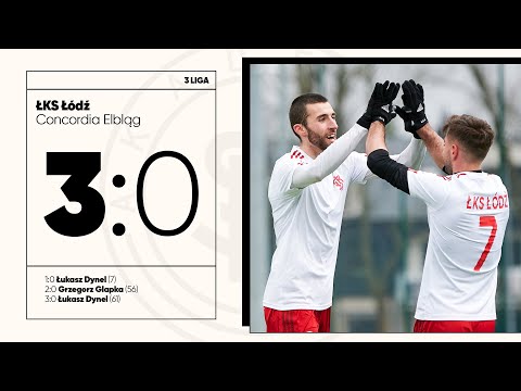ŁKS II Łódź - Concordia Elbląg 3:0 | SKRÓT MECZU
