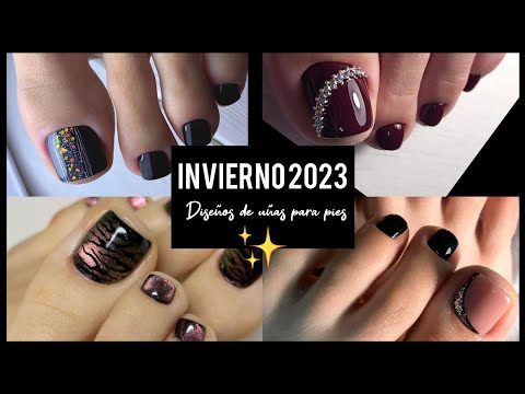 DISEÑO DE UÑAS PARA PIES INSPIRACIÓN 2023 #UÑAS #uñasdecoradas #uñasacrilicas #uñas2023