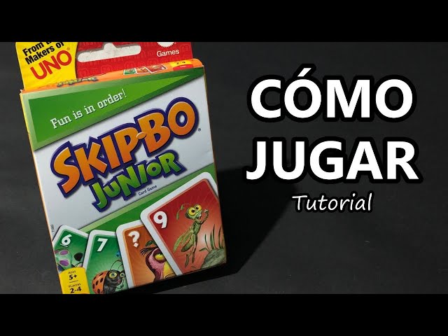 Vídeo relacionado con Mattel Games Juego de cartas Skip-Bo Junior, juego de mesa con 2 niveles de juego con cartas con números y animales, +5 años (HHB37)