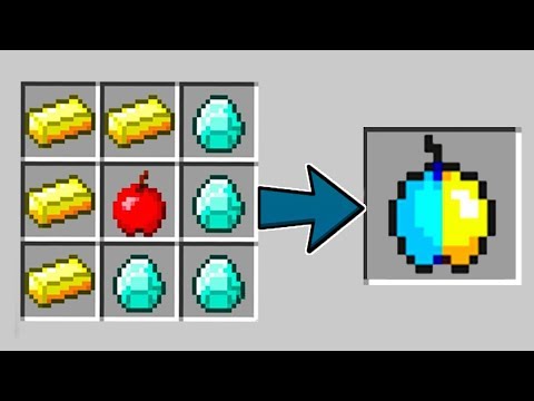 BİLİNMEYEN ELMAS VE ALTIN KARIŞIMI ELMA NASIL YAPILIR? - Minecraft