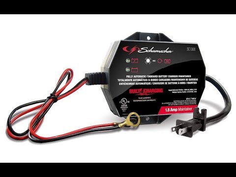 Schumacher SC1300 1.5A 6/12V Fully Automatic Battery Maintainer