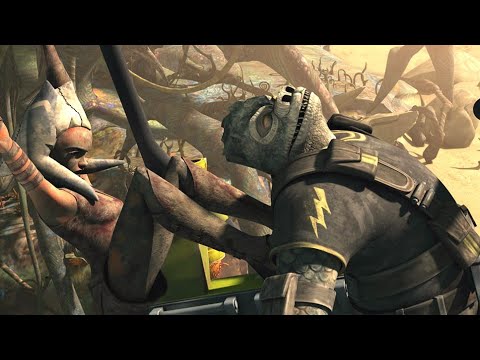 Chewbacca & Ahsoka vs Trandoshan Slavers [4K HDR] - Star Wars: The Clone Wars