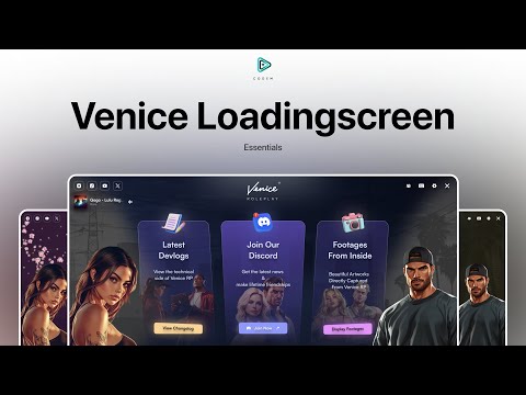 CodeM Venice Loadingscreen - Advanced Loading Screen