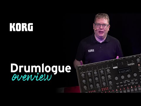 Korg Drumlogue Hybrid Drum Machine 2022 - Present - Black image 4