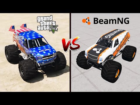 GTA 5 Monster Truck vs BeamNG Drive Monster Truck - Which is Best?