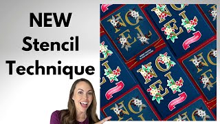 NEW Stencil Technique for Cardmaking - Bet You Haven't Tried This!