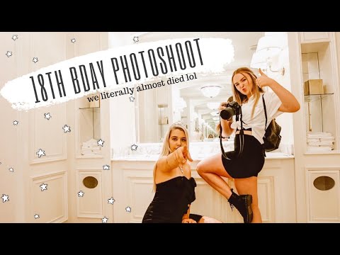 18TH BIRTHDAY PHOTOSHOOT! | almost got kidnapped?!