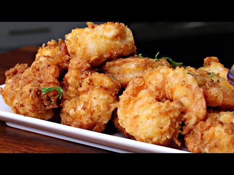Super Easy Crispy Fried Shrimp Recipe | Better Than Popeyes