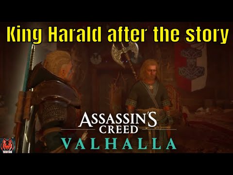 Assassin's Creed® Valhalla Meeting King Harald after finishing the game