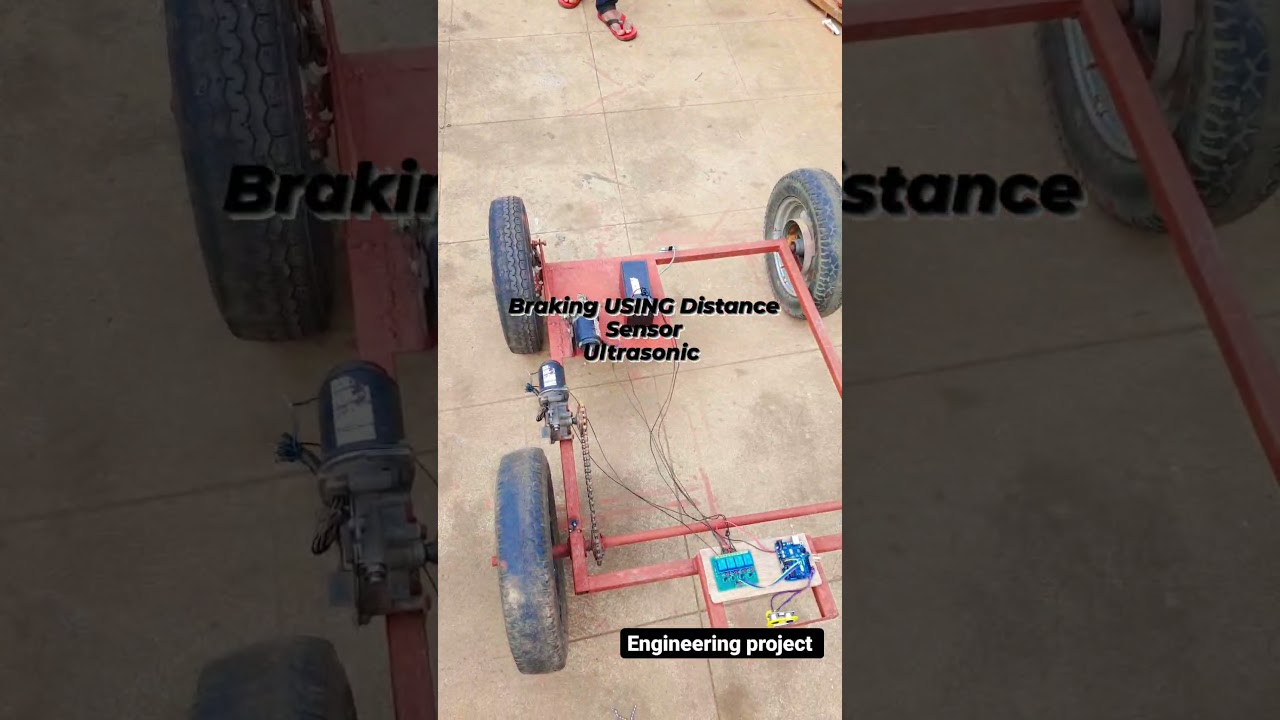 Automatic Braking System, Final Year projects #engineering #mechanical #projects #mechatronics