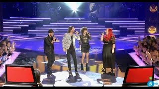 Manuel Carrasco y su equipo: "Tambores de Guerra" – Segundo Directo - La Voz 2016