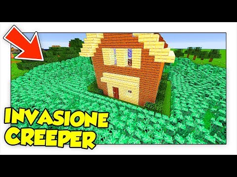 10.000 CREEPER ATTACCANO LA NOSTRA BASE! - Minecraft ITA