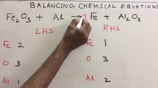 Balancing chemical equations class 10 chemistry