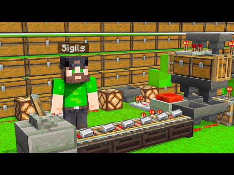 Building an AUTOMATED SUPER STORAGE in Minecraft