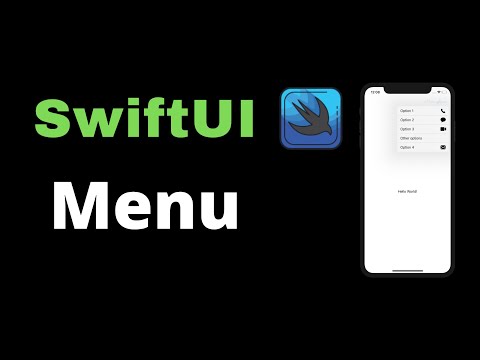 How to use Menu in SwiftUI #swiftui #ios #xcode