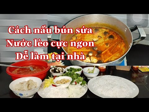 Bún Sứa Nước Lèo - Cách Nấu Bún Sứa Nước Lèo Cực Ngon Dễ Làm Tại Nhà
