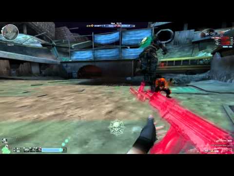 [CFNA] AK-47 Knife Red Crystal in Zombie Mode (Crater)