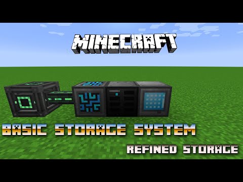 Refined Storage Basics 💎 Refined Storage Tutorial 💎 Deutsch / German