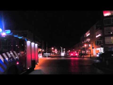 31-12-13 Prio 1 Gebouwbrand Bijgebouw - Willensplein (Gouda)