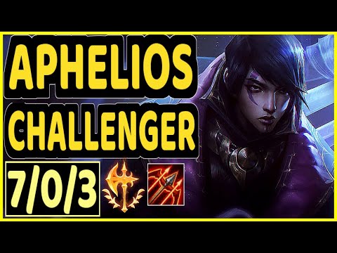 KLAUS (APHELIOS) - 7/0/3 KDA CHALLENGER GAMEPLAY - BR