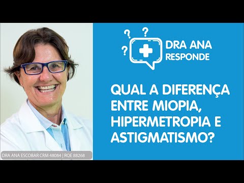 Qual a diferença entre miopia, hipermetropia e astigmatismo?