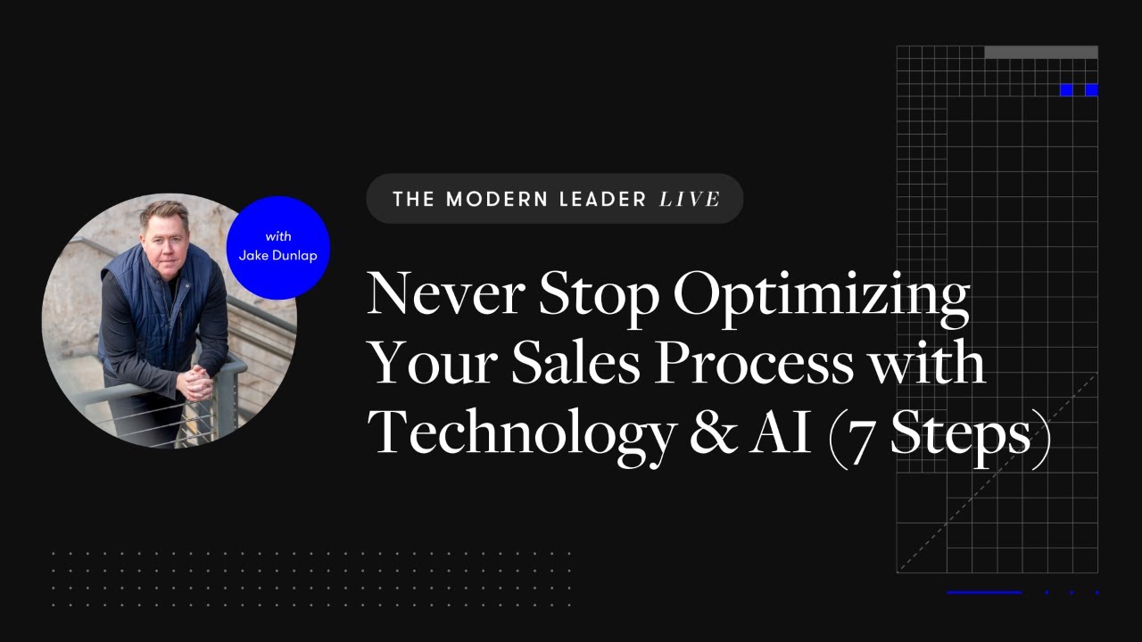 Never Stop Optimizing Your Sales Process with Technology & AI (7 Steps)
