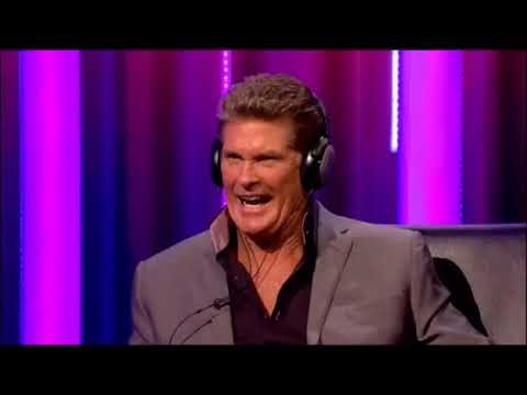 David Armand mimes to Holding Out for a Hero by Bonnie Tyler