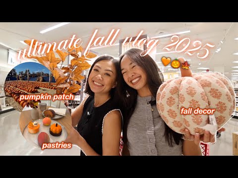 ultimate fall vlog 🎃ྀིྀིྀིྀིྀི eating pastries, buying decor, & pumpkin patch!