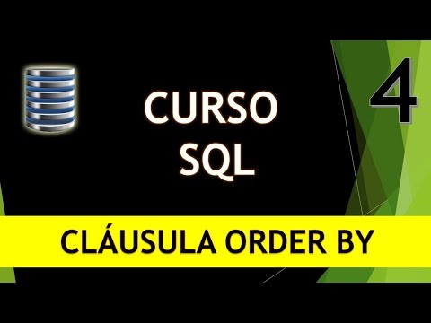 Curso SQL Cláusula Order By Ordenando registros Vídeo 4
