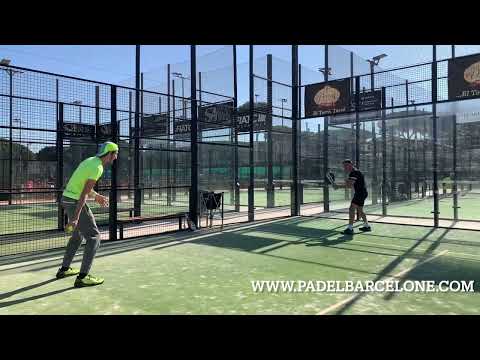 Yoel en stage de Padel à Barcelone