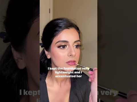 The best SOFT bridal makeup using “Leela” lashes by Neetu Josh Beauty! #mua #bridalmakeup #bride