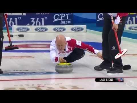 CURLING: SCO-CAN World Men's Chp 2014 Draw 16 - HIGHLIGHTS