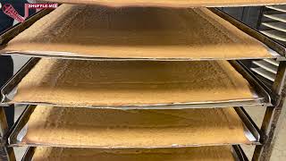 Shuffle Mix: Swiss roll cake batter aeration