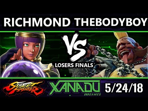 F@X 251 SFV  - Richmond (Menat) Vs. TheBodyBoy (Birdie) - Street Fighter 5 Losers Finals