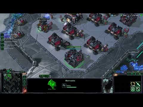 Starcraft 2 - Very close call against AI (1v1, Harder difficulty)