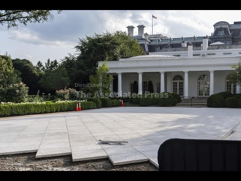 A look back at the White House Rose Garden as Trump’s paved makeover nears completion
