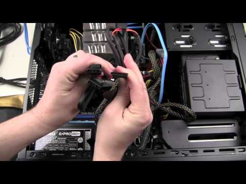 PC selber zusammenbauen 5. Teil / Netzteil einbauen/ Kabelkunde